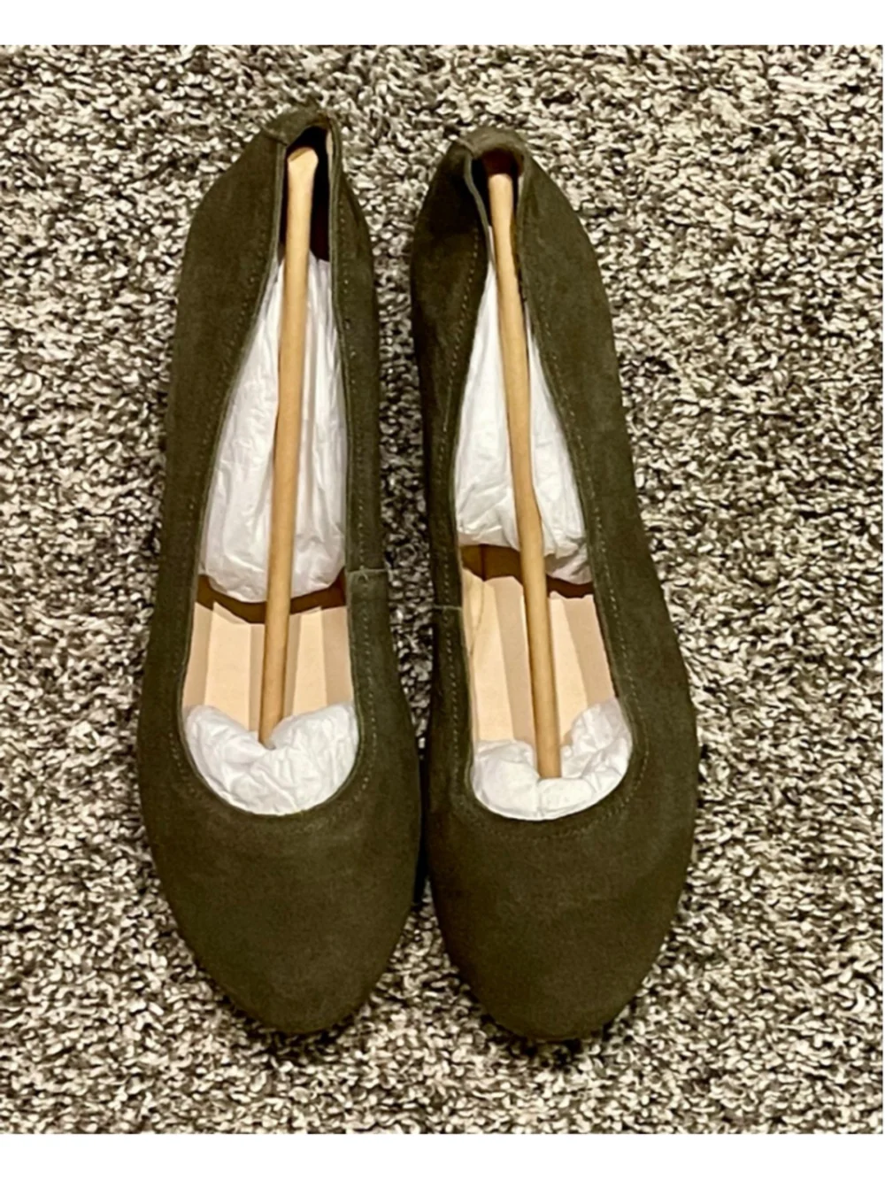 Violet & Red Windsor Ballet Flats, Size 8, NWOB
